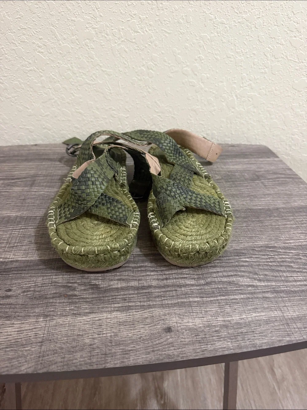 Women Green Sandals